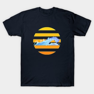 Don't lose the wave. Neither the sunset! (Neon) T-Shirt